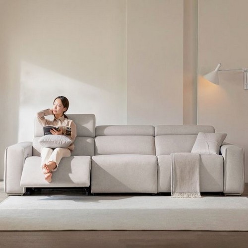 장인가구 조디 제로월 양방향 패브릭 리클라이너 4인용