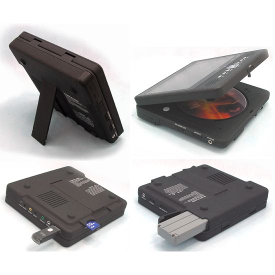 ReXCOS DP7-Blackangle(블랙앵글) 7인치 휴대용DVD 플레이어 (정품)_이미지