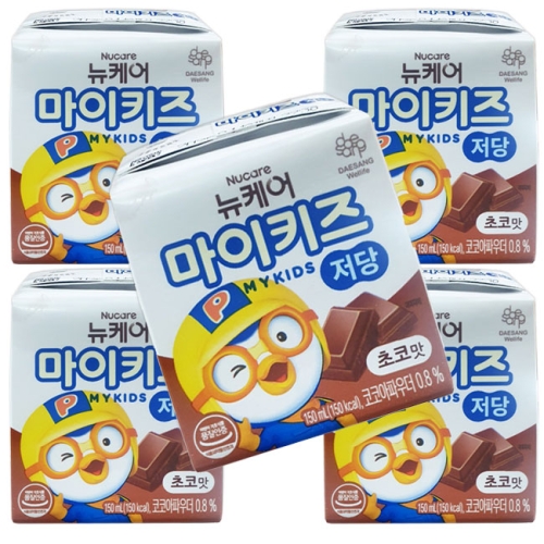 대상웰라이프 뉴케어 마이키즈 저당 초코맛 150ml (5개)