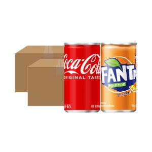 코카콜라음료 코카콜라 190ml + 환타 오렌지 190ml (60개)_이미지