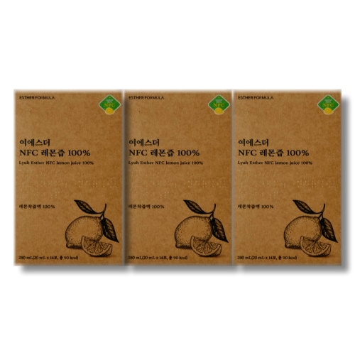 에스더포뮬러 여에스더 NFC 유기농 레몬즙 100 20g 14포 (3개)_이미지