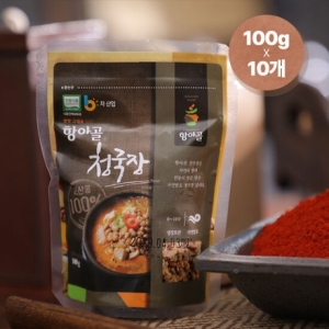 전통 발효 청국장 100g 10개 충주콩 100% HACCP