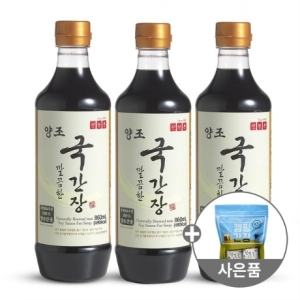 신앙촌 양조 깔끔한국간장 860mLx3개_이미지