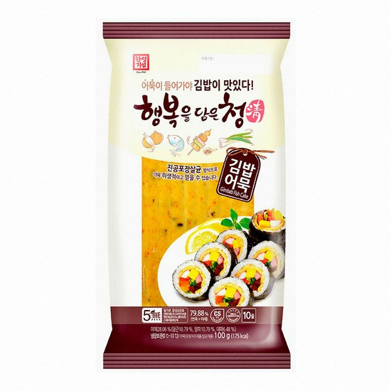 한성기업 행복을 담은 청 김밥어묵 100g (1개)_이미지