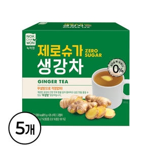 녹차원 제로슈가 생강차 20개입 (5개)_이미지