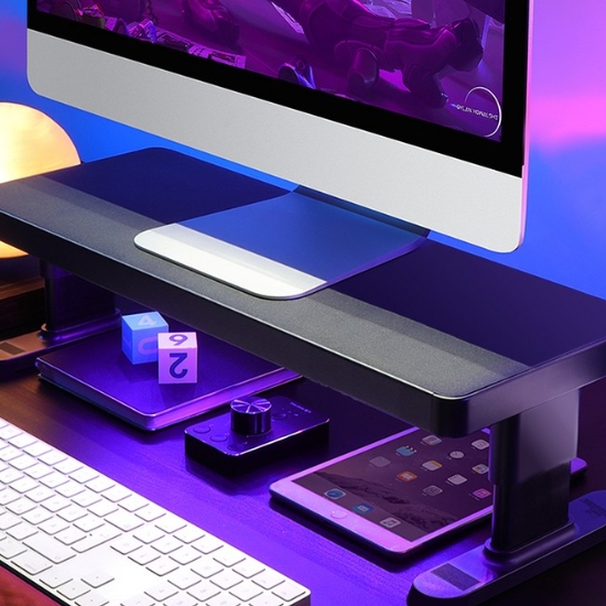 고부기 4단 높이 조절 스탠드 컴퓨터 모니터 받침대 (싱글)