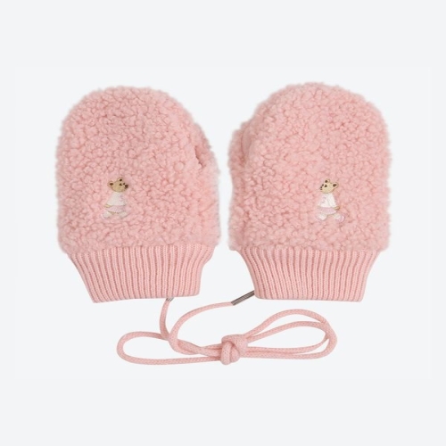 슈펜키즈 아동용 WARM-UP 슈베어 뽀글이 장갑 HPKAGEFV3U 25 Light Pink S 9 x 16 cm