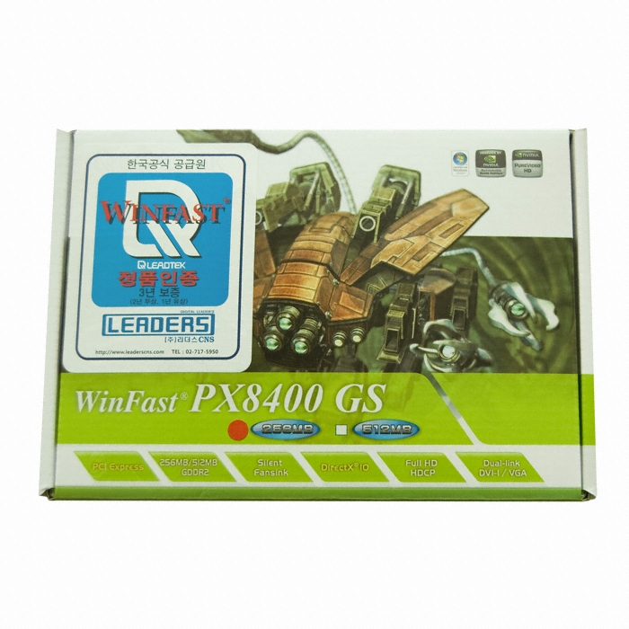 리드텍 WinFast 지포스 8400GS DDR2 256MB LP 리더스CNS_이미지
