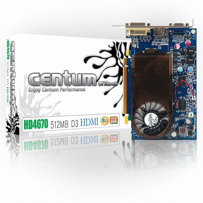 유니텍전자 라데온 HD 4670 CENTUM HDMI D3 512MB_이미지