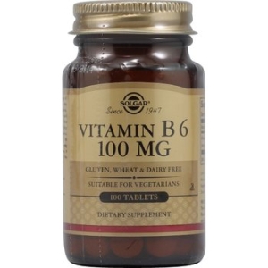 솔가 비타민 B6 100mg 100캡슐 (3개)_이미지
