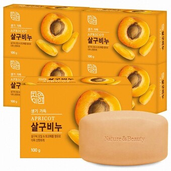 무궁화 자연미인 살구 <b>비누</b> 100g