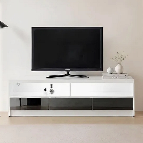 벨리카가구 코이 LED 유리 거실장 1500_이미지