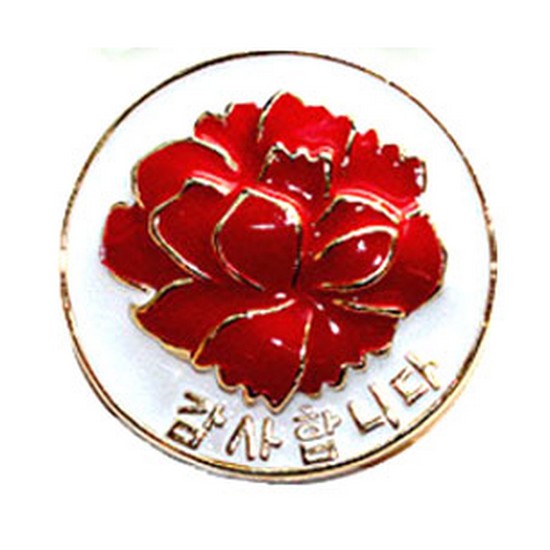 이쁨 장미향기 카네이션 브로치
