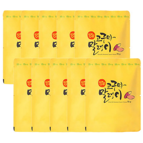 땅끝식품 땅끝 고구마 말랭이 70g (10개)_이미지
