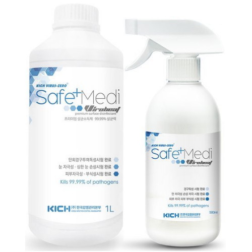 한국감염관리본부 세이프플러스 메디 1L + (500ml) (1세트)_이미지