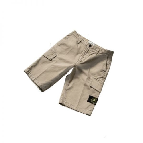 스톤아일랜드 오가닉 브로큰 트윌 코튼 슬림 핏 카고 버뮤다 쇼츠 150906640