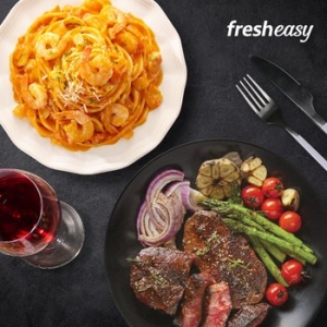 프레시지 블랙라벨스테이크 2인분 + 쉬림프로제파스타 2인분 냉장