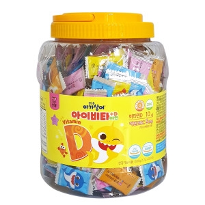 핑크퐁 핑크퐁 아기상어 아이비타 D 아연 500정 (1개)