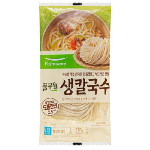 풀무원 생칼국수 320g