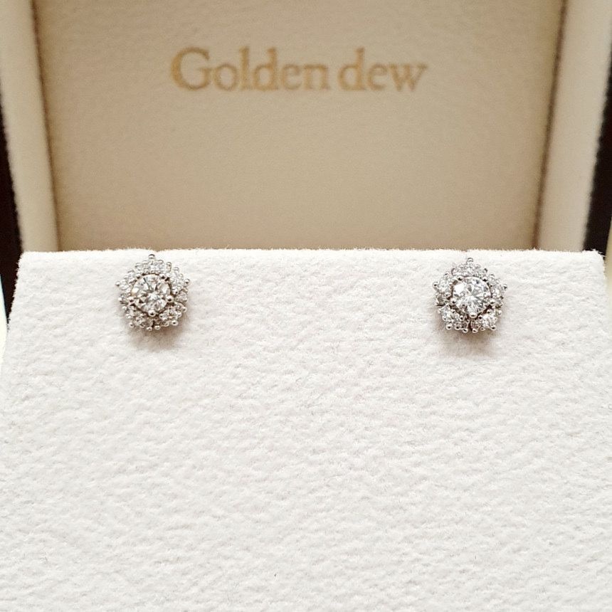 골든듀 바이올렛1C 18K 귀고리 211300612_WG