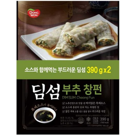 동원F&B 딤섬 부추 창펀 390g (2개)_이미지