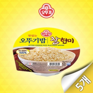 오뚜기 밥 찰현미 210G x 5개