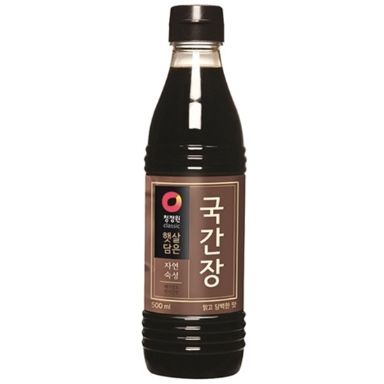 청정원 햇살담은 자연숙성 국간장 500ml (1개)_이미지