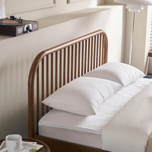 장인가구 자카이 원목 침대 SS (매트별도)_이미지