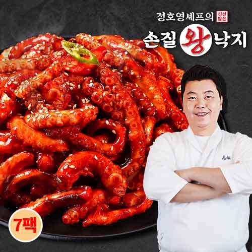 [불명] 정호영셰프의 신선담은 손질 왕 낙지 170g+볶음소스 50g (7개)_이미지