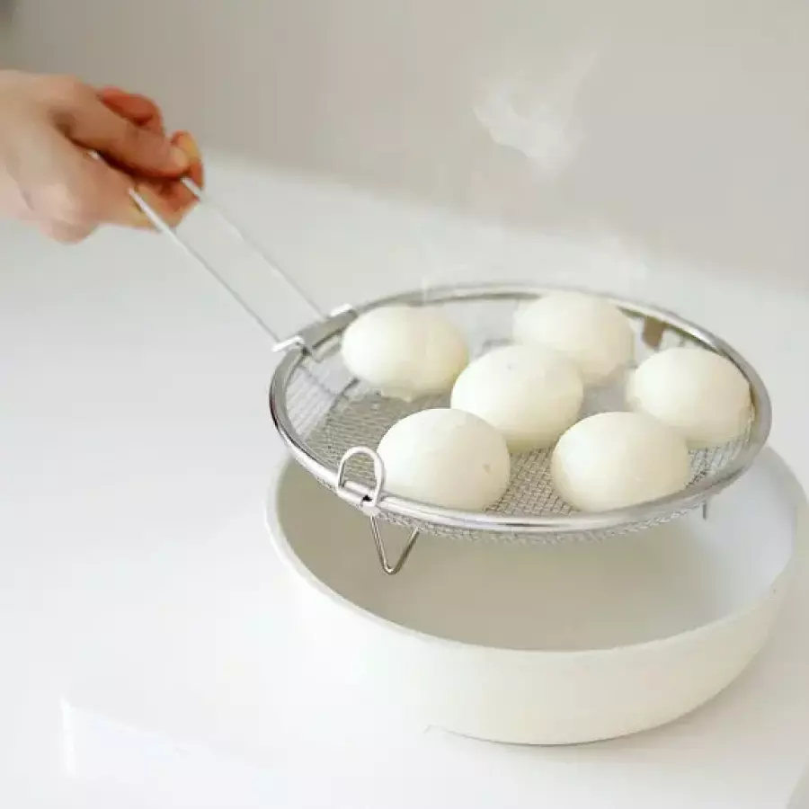 리본제이 304 스텐 채반 찜기 탈부착 손잡이형 (19cm, 2개)_이미지