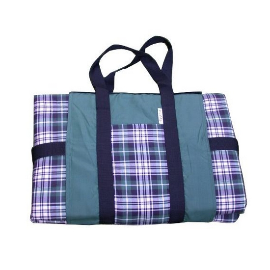 Tuffo 워터 리지스턴트 아웃도어 블랑켓 (Water-Resistant Outdoor Blanket with Carryin) (그린/레드/네이비)