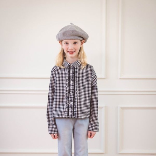 프릴 크롭 셔츠 RGW2411P