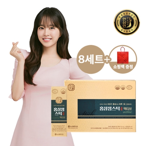 농협홍삼 한삼인 홍삼정스틱 액티브 10ml 32포 (8개)