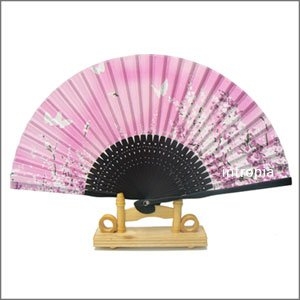 꽃부채/실크 외국인선물 용 휴대용 민속 기업홍보물/합죽선