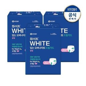 화이트 입는 오버나이트 드림가드 중형 4개 (3팩(12개))_이미지