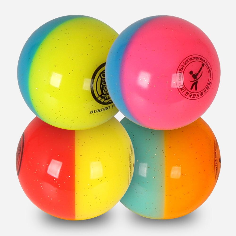 부쿠로혼마  펄 투톤 4피스 파크골프공 B5FUPB05