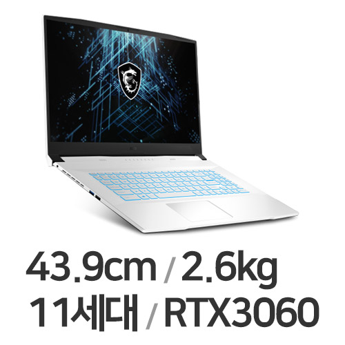 <b>MSI</b> GF시리즈 <b>Sword</b> <b>GF76</b> <b>A11UE</b> 화이트 WIN10 32GB램