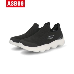 스케쳐스 GO WALK MASSAGE FIT-TIDAL 남성 운동화 슬립온 고워크 마사지 핏 타이달 216401 BKW 블랙 화이트