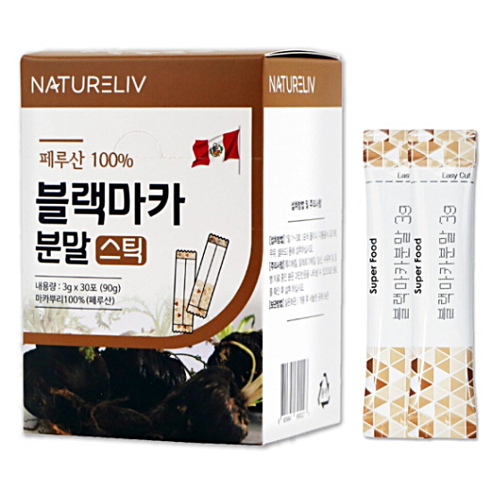 네이쳐리브 블랙마카 분말 스틱 30포