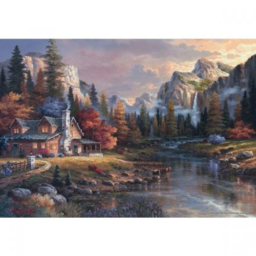 풍경화 직소퍼즐 한적한 숲속의 집 500조각 PR3533