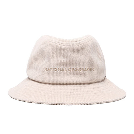 내셔널지오그래픽 인포멀 코듀로이 버킷햇 N214WHA550 (아이보리)_이미지
