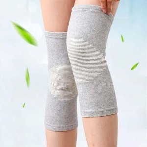 무릎패드 보호대 한쌍 다리 부상 슬리브 탄력 붕대 발 2매입
