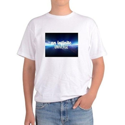 패션 JHQRNHIQ_4B 오트밀 맞춤형디자인 반팔티 인공위성 행성