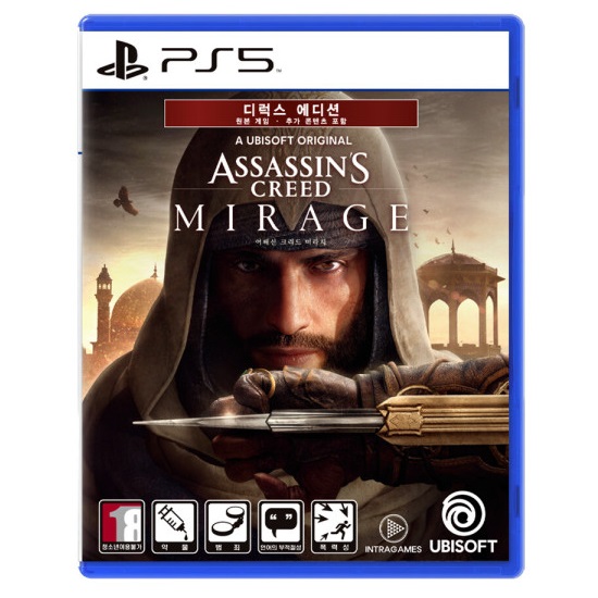  어쌔신 크리드: 미라지 한글판 PS5, 디럭스에디션/패키지디스크