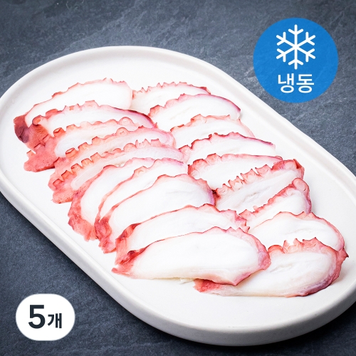 아토무역 냉동 자숙문어 다리 슬라이스 횟감 100g (5개)_이미지