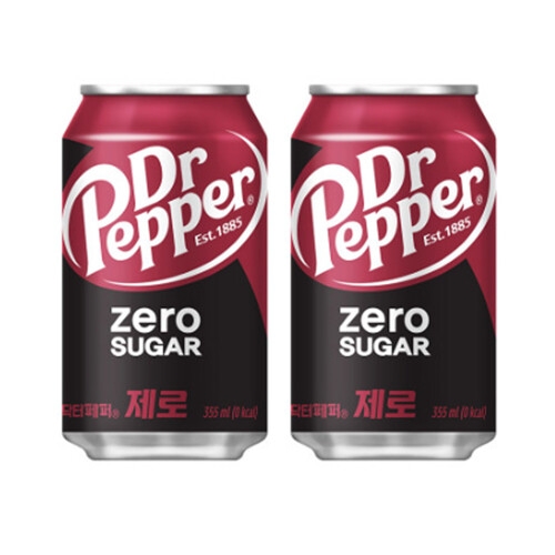 코카콜라음료 닥터페퍼 제로 355ml (36개)
