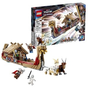 레고 마블 토르 러브앤썬더 염소 보트 76208