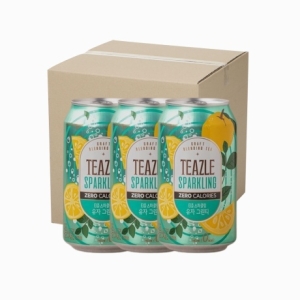 티즐 스파클링제로 유자그린티 340ML 24개