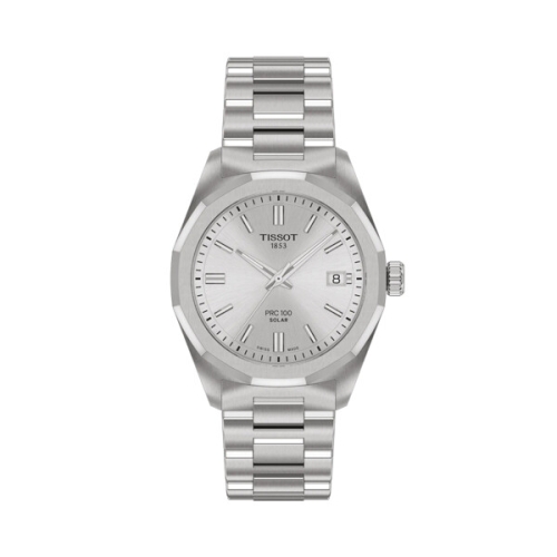 티쏘 T151.822.11.031.00 PRC 100 솔라 남성 메탈 쿼츠 34mm 25년NEW모델_이미지