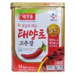 해찬들 태양초 골드 고추장 14kg (1개)_이미지